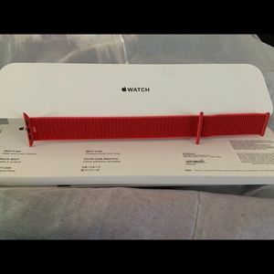 BRAND NEW Apple Velcro watchband. Product Red!!!